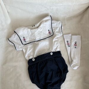 Lullaby Set White Baby Outfit